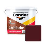 Краска Condor Dachfarbe Крыши и цоколи D 06 (RAL8017 темно-коричневый), 3,25 кг