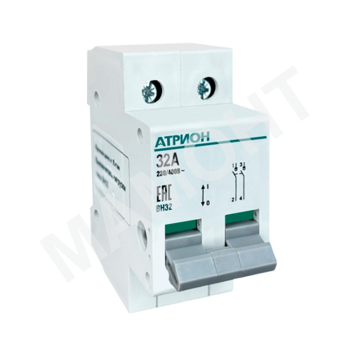 Выключатель нагрузки АТРИОН ВН32, 2Р