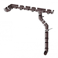 Воронка желоба Технониколь ОПТИМА 120 мм / 80 мм, темно-коричневый