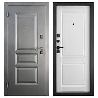 Дверь АРКТИК КЛАССИКА Муар черный / Арктик снежный Промет