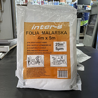 Пленка защитная укрывочная 4 х 5 м, 5 мкм