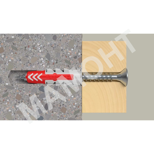 Дюбель распорный универсальный 8*40 мм (100 шт.) Fischer DUOPOWER (535455K)