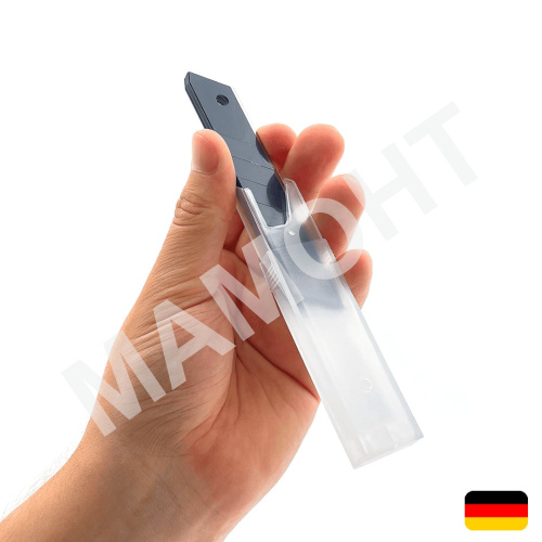 Лезвия сменные для ножа, черная сталь, 18 мм МАМОНТ (INS-MMNT-1086)