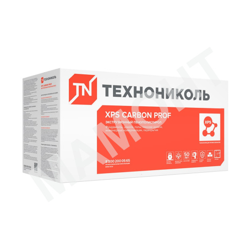 Экструдированный пенополистирол 6 см Технониколь Carbon Prof, 3.42 м2