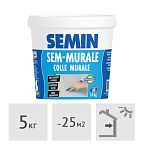 Клей для настенных покрытий SEMIN SEM-MURALE, 5 кг