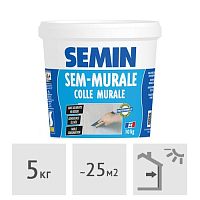Клей для настенных покрытий SEMIN SEM-MURALE, 5 кг