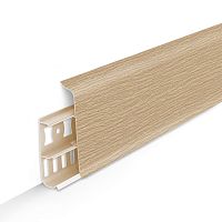 Плинтус напольный 70 мм Ideal Деконика 212 Дуб светлый