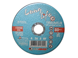 Круг отрезной 125 х 1.0 x 22.2 мм для металла LUGAABRASIV Long Life (4603347215616)