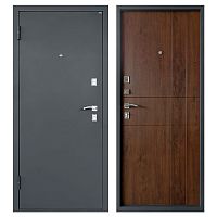 Дверь ТИТАН Антеро Антрацит / Дуб темный Промет