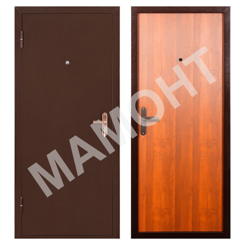 Дверь СПЕЦ PRO Антик медь / Итальянский орех Промет