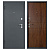 Дверь ТИТАН Антеро Антрацит / Дуб темный Промет - Превью