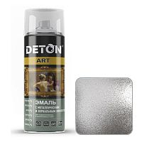 Эмаль аэрозоль акриловая DETON ART серебро, 520 мл