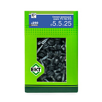Саморез 5.5 x 25 мм кровельный со сверлом PT3 и резиновой прокладкой, RAL 7016, 250 шт. ЕКТ