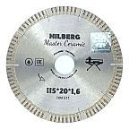 Алмазный круг 115 х 20 мм Турбо-сегментный Master Ceramic Hilberg (HM511)
