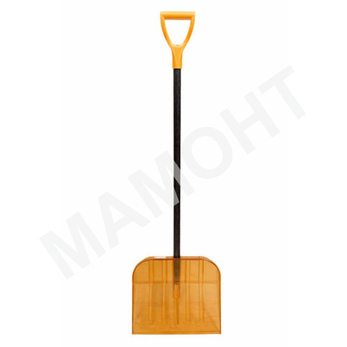 Лопата снеговая из поликарбоната 450 мм, 142 см с алюминиевым черенком