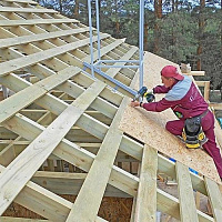 Доска строганая техсушки 20 x 120 x 3000 мм (с фаской)