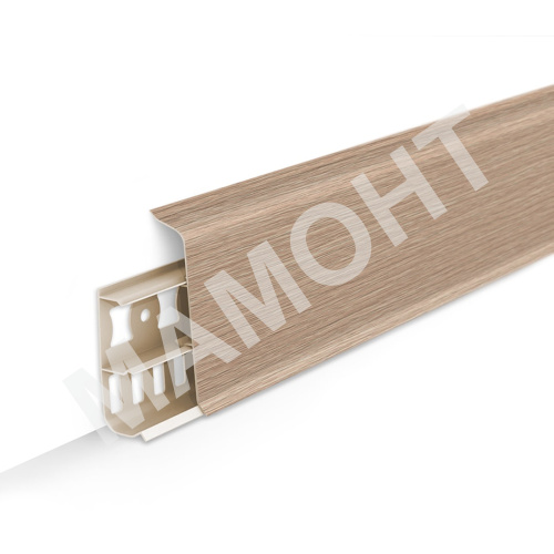 Плинтус напольный 70 мм Ideal Деконика 213 Дуб северный