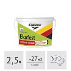 Краска акриловая Condor Ekofest, 2,5 л