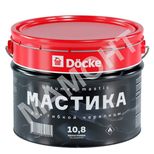 Мастика для гибкой черепицы Docke 10,8 кг