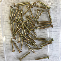 Шуруп универсальный желтый 3.5 х 25 мм МАМОНТ (50 шт.)