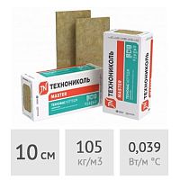 Фасадный утеплитель в плитах 10 см ТехноФас Коттедж 2,16 м2