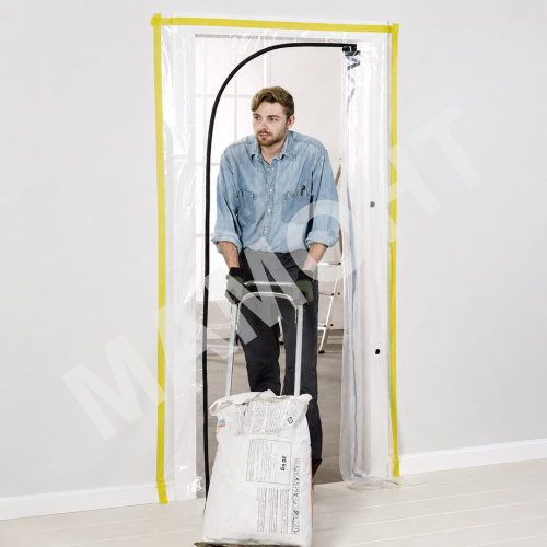 Защитная дверь L-тип 1,2 х 2,2 м (для проемов от 60 до 110 см. пленка LDPE ) МАМОНТ - Фото 2