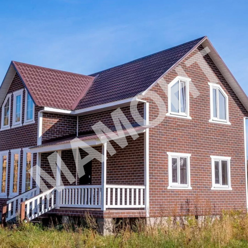 Фасадная плитка HAUBERK ТЕХНОНИКОЛЬ Бельгийский Кирпич, 2 м2 - Фото 2