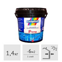 Краска Diamant Фасад, 1,4 кг белая NEW