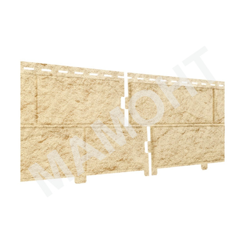 Фасадная панель Ю-Пласт Stone House КАМЕНЬ Золотистый