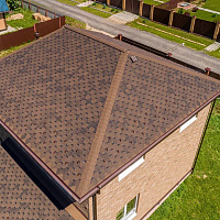 Гибкая черепица ТЕХНОНИКОЛЬ Финская Соната Коричневый, 3 м2