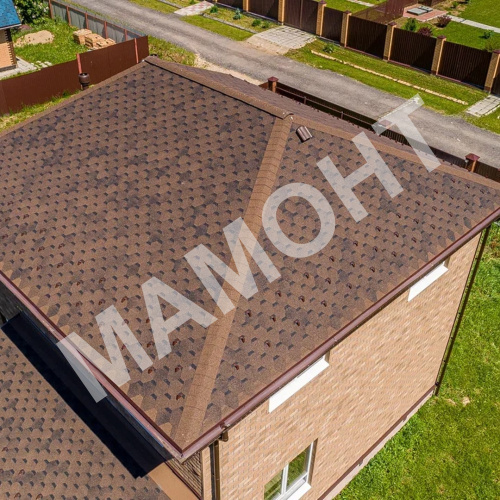 Гибкая черепица ТЕХНОНИКОЛЬ Финская Соната Коричневый, 3 м2