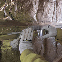 Утеплитель из стекловолокна с фольгой 5 см Vetonit Isover Sauna, 15 м2