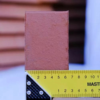 Кирпич керамический красный рядовой полнотелый одинарный КРО М200 (Витебск, Цех №1)