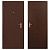 Дверь ПРОФИ PRO Антик медь / Антик медь Промет - Превью