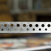 Уголок перфорированный алюминиевый Knauf, 3 м