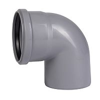 Отвод 87° ПП для внутренней канализации HTB