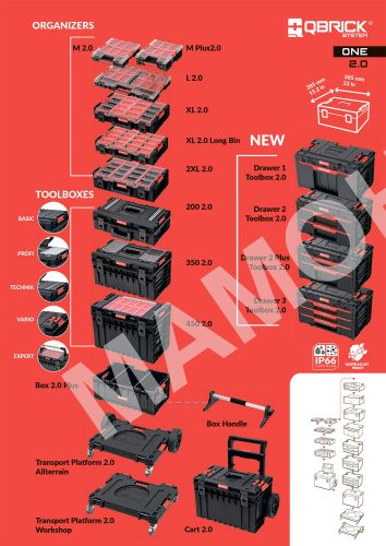 Ящик для инструментов Qbrick System ONE Cart 2.0