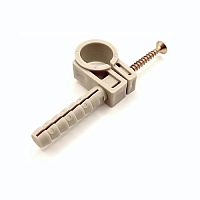 Зажим одинарный боковой для труб ПП ЮстаПласт