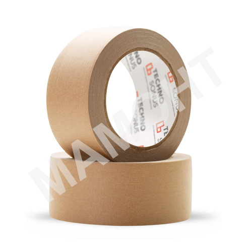 Лента бумажная самоклеящаяся для мест реза и стыков ТехноСонус Соноплат 50 мм, 40 м - Фото 2