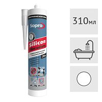Силиконовый герметик Sopro 050 (10) белый, 310 мл