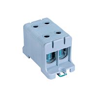 Клемма вводная силовая двойная АТРИОН КВС 16-95 мм2 серая