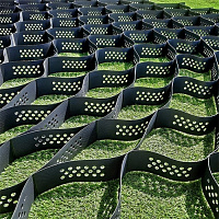 Георешетка полимерная объемная Geoflax 100 мм, ячейки 210 х 210 мм, 19,58 м2