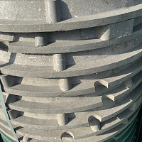 Люк канализационный композитный легкий Sandcore A15 серый