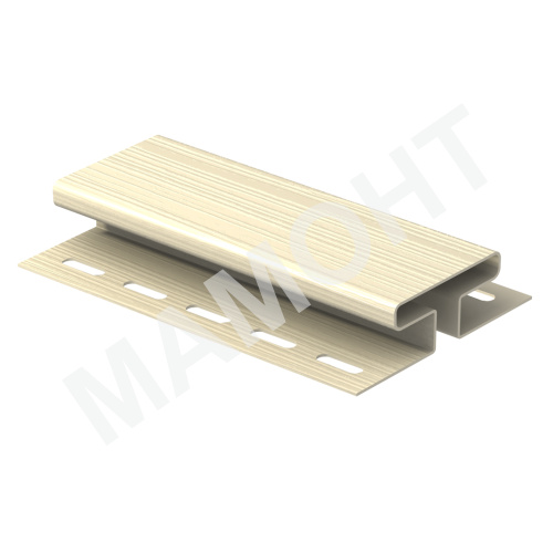 Соединительная планка Ю-Пласт 3 м, Classic Корабельный брус Ванильный