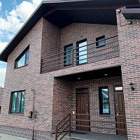 Декоративное покрытие АМК, цвет 300 (коричневый), имитация кирпича
