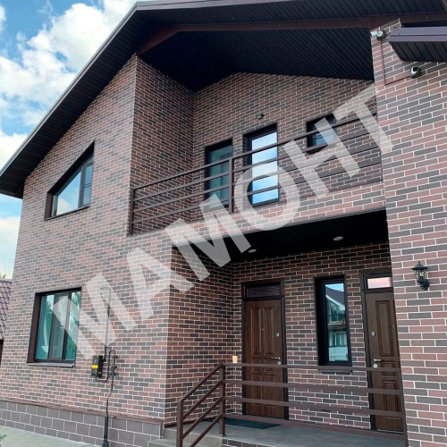 Декоративное покрытие АМК, цвет 300 (коричневый), имитация кирпича - Фото 2