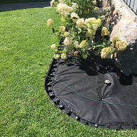 Бордюр ландшафтный пластиковый 45 мм 1 м черный Standartpark (SP Б-100.05.08-ПП)