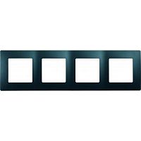 Рамка Legrand ETIKA 4-постовая, антрацит