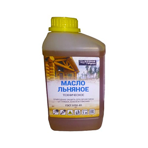 Масло льняное техническое натуральное