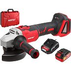 Аккумуляторная углошлифмашина WORTEX CAG 1812 E в чемодане